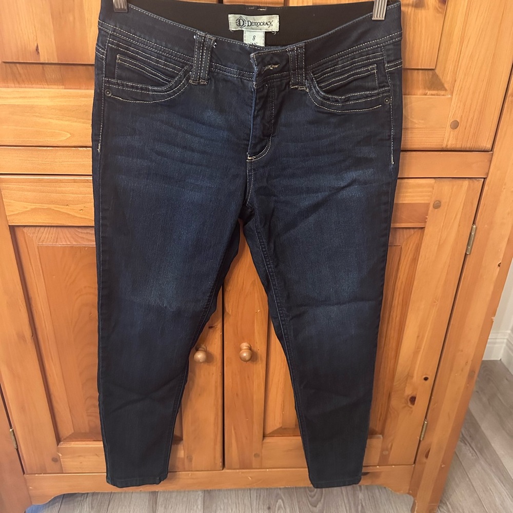 Democracy Ab Technology dark blue denim jeans.